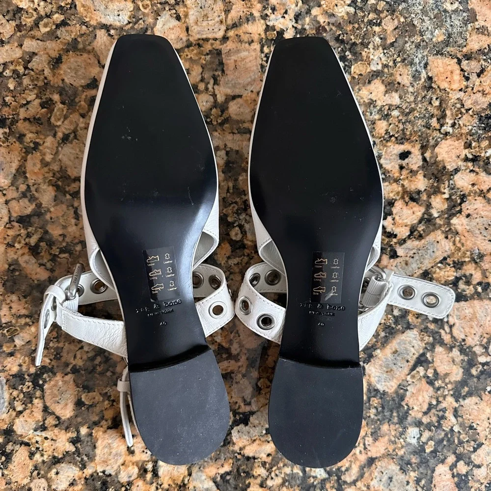 Rag & Bone Moto Astra Slingback Flats - Picture 10 of 11